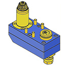 CITIZEN DRILLING MILLING HEAD ER16 OFFSET 15 mm CITIZEN KSC510 KSC710 CITIZEN M32